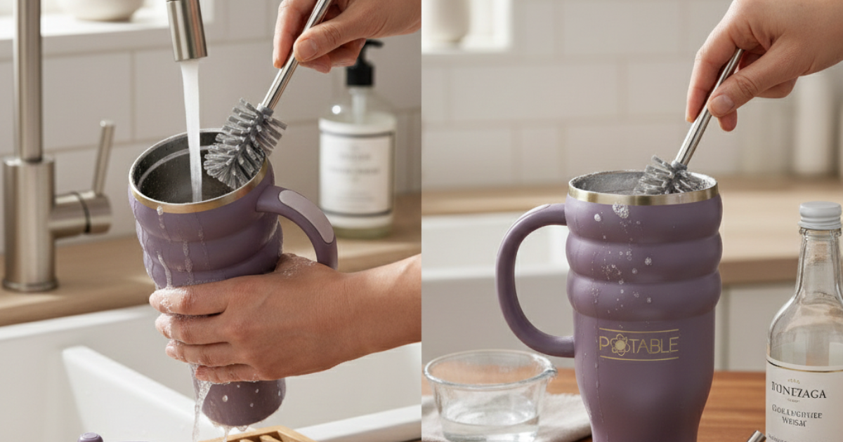 How to Clean Luxury Stainless Steel Tumblers