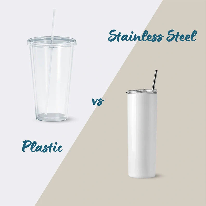 Stainless Steel vs Plastic Cups: Making the Right Choice for You and the Planet