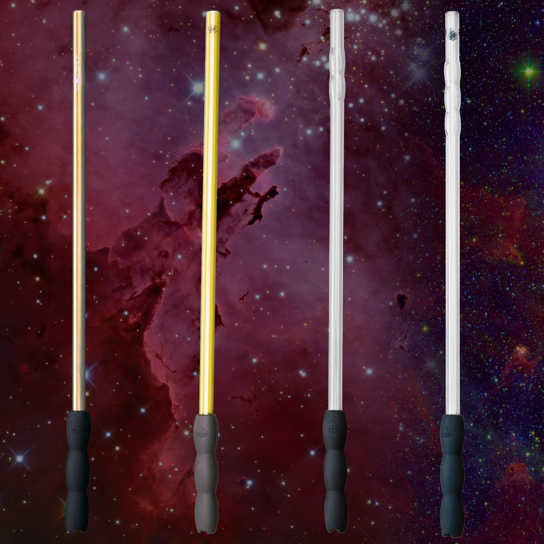 Press pop straw