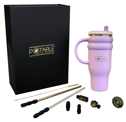 Dual Wave: Odyssey™ 40oz Tumbler in Galaxia Plum | Luxury Series