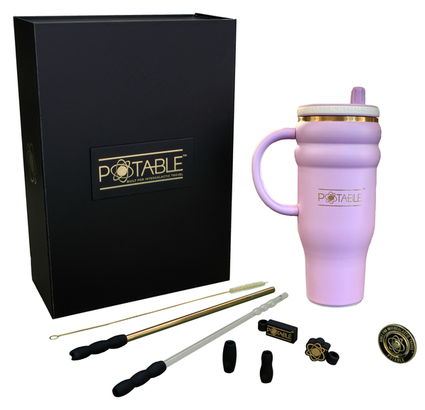 Dual Wave: Odyssey™ 40oz Tumbler in Galaxia Plum | Luxury Series