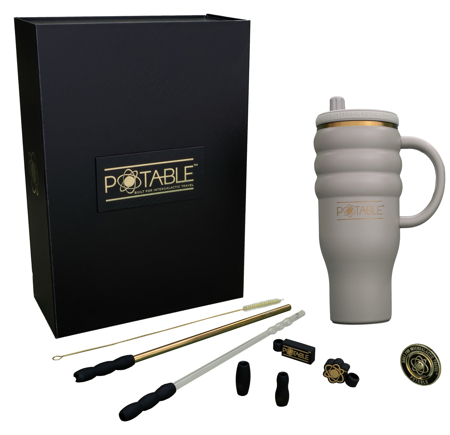 Triple Ripple: Odyssey™ 40oz Tumbler in Comet Clay