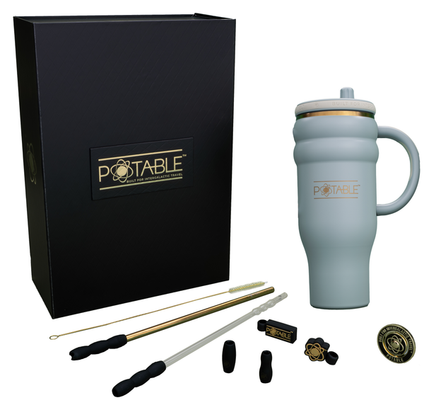 Dual Wave: Odyssey™ 40oz Tumbler in Cosmic Mint | Luxury Series