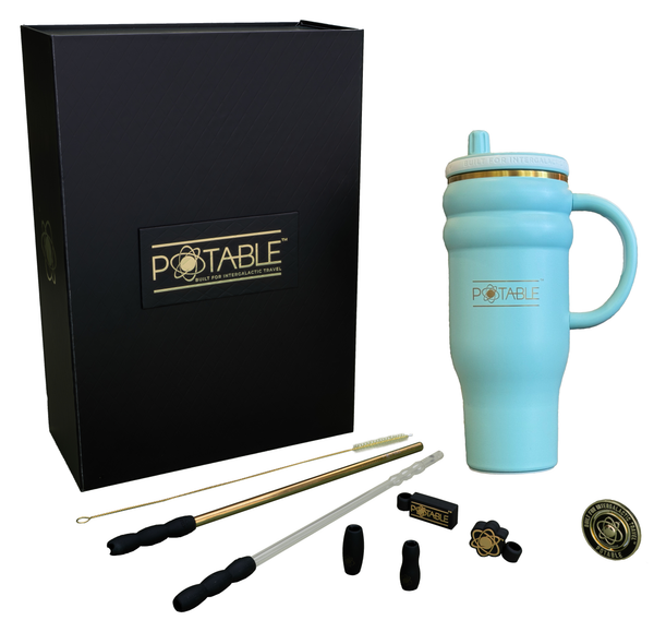 Dual Wave: Odyssey™ 40oz Tumbler in Stellar Tide | Luxury Series