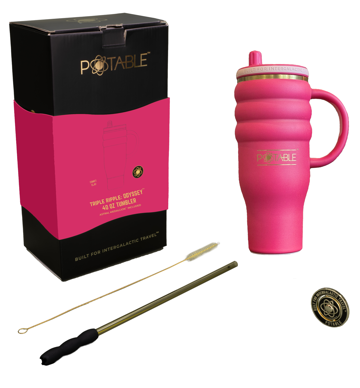 Holiday Edition | Triple Ripple: Odyssey™ 40oz Tumbler in Scarlet Dusk