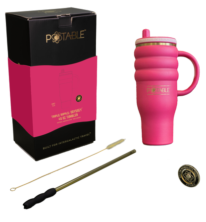 Holiday Edition | Triple Ripple: Odyssey™ 40oz Tumbler in Scarlet Dusk