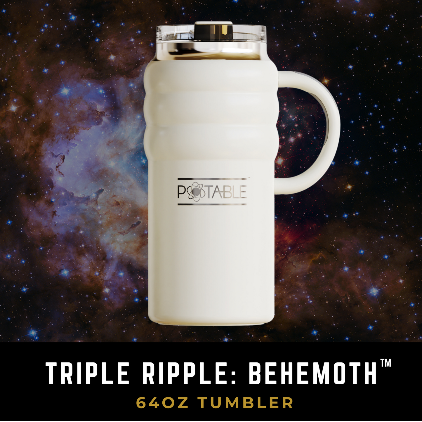 Triple Ripple: Behemoth™ 64oz Tumbler
